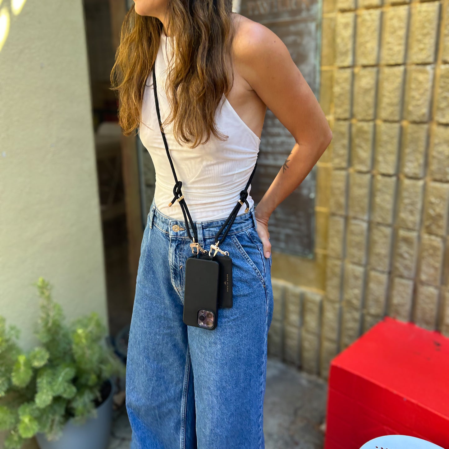 The Rope Crossbody - Midnight Gold