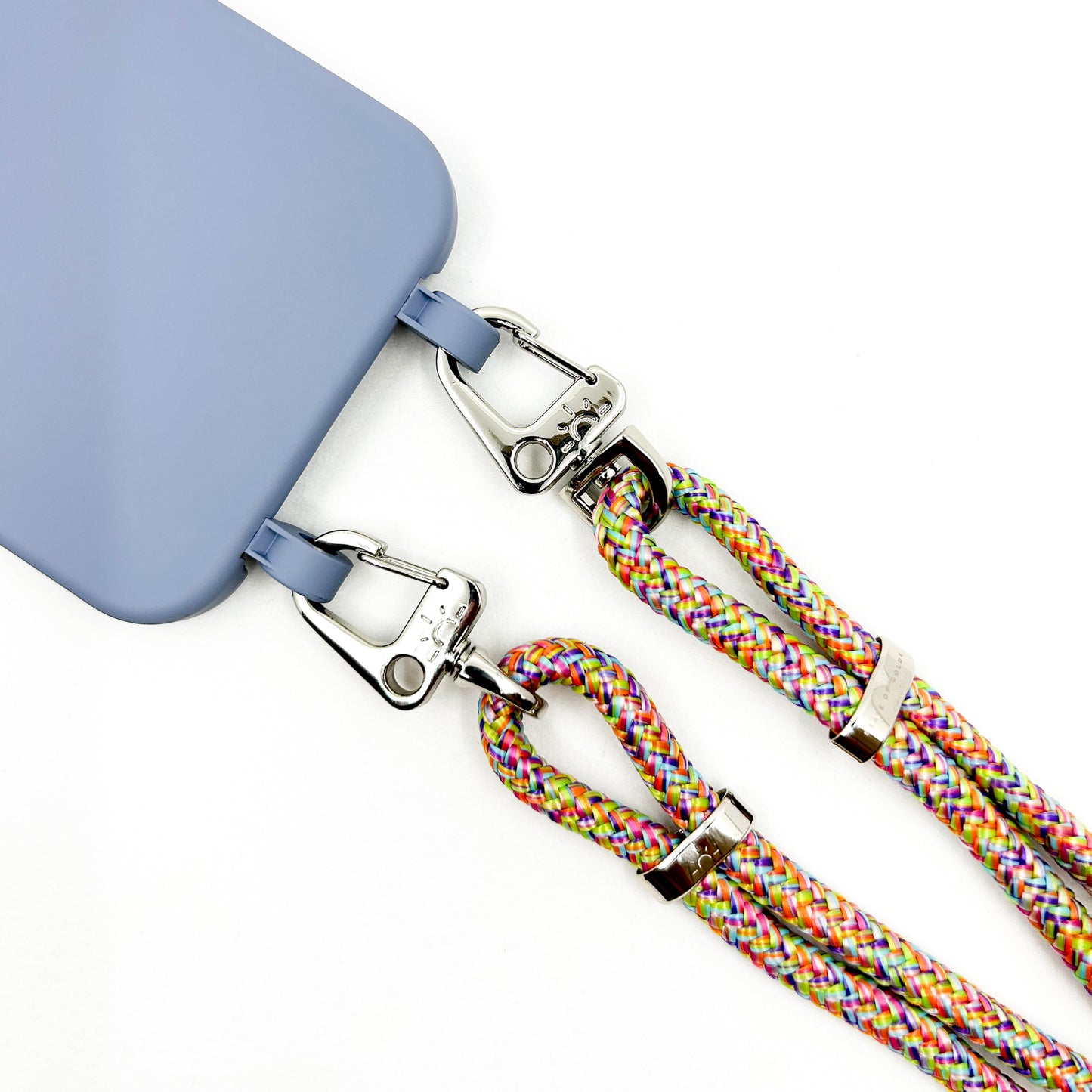 The Rope Crossbody - Rainbow Silver