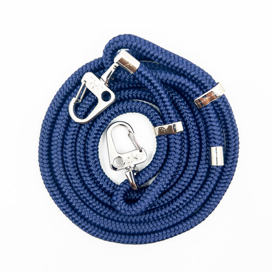 The Rope Crossbody - Ink Silver
