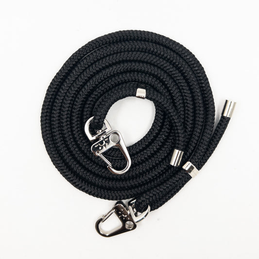 The Rope Crossbody - Midnight Silver