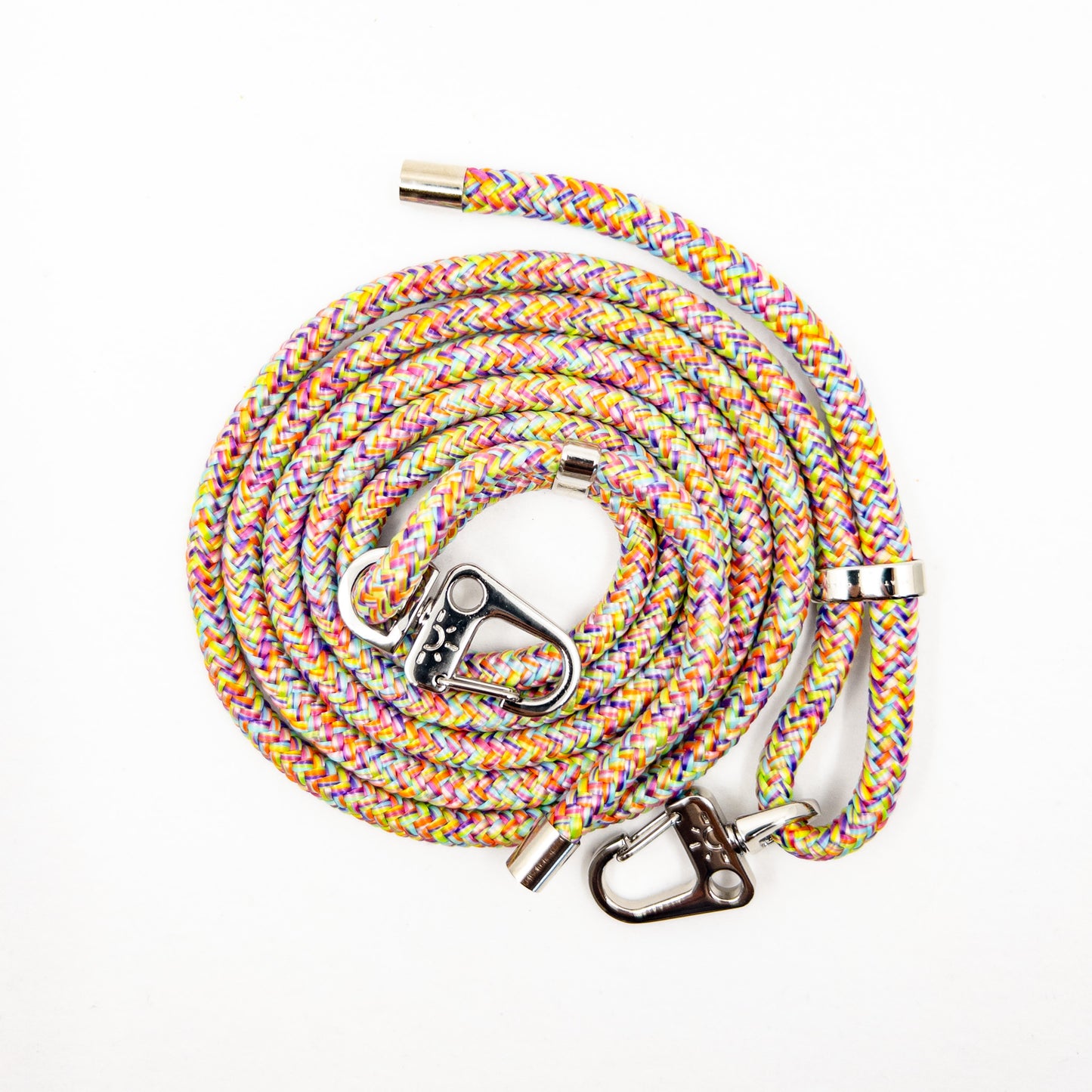 The Rope Crossbody - Rainbow Silver