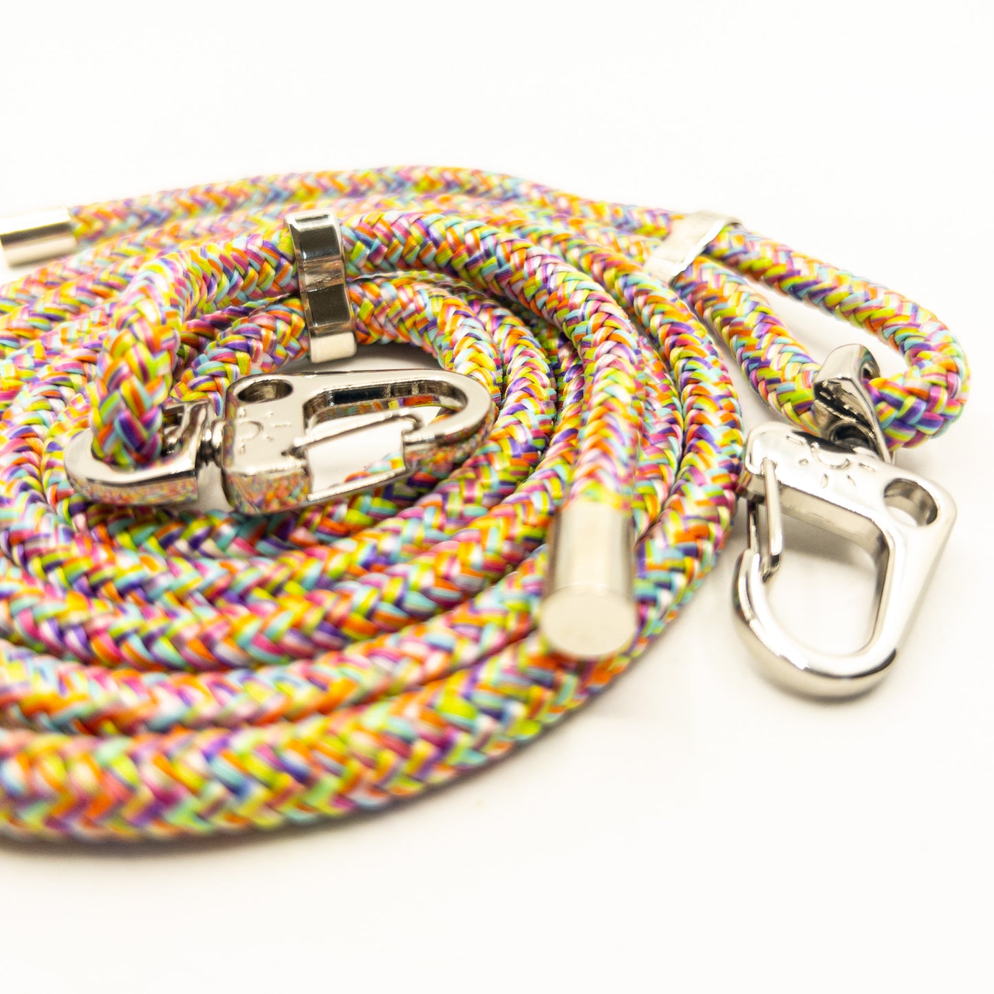 The Rope Crossbody - Rainbow Silver